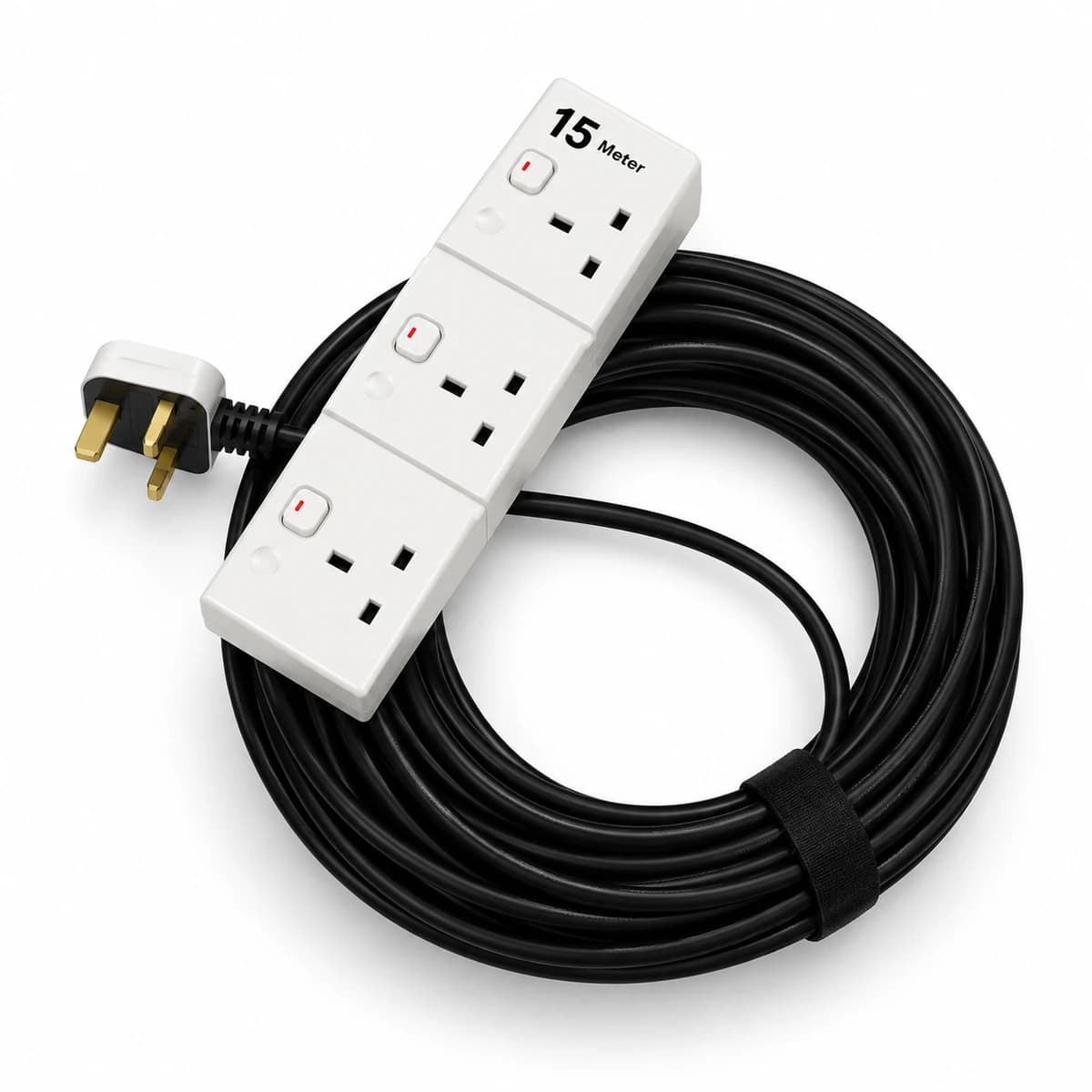 Power Extension Cord 3 Socket 15 Meter — view 3