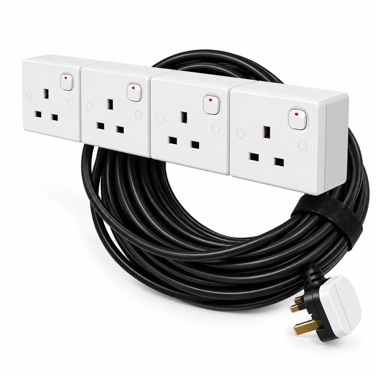 Power Extension Cord with 4 Socket 20 Meter 30A — view 2