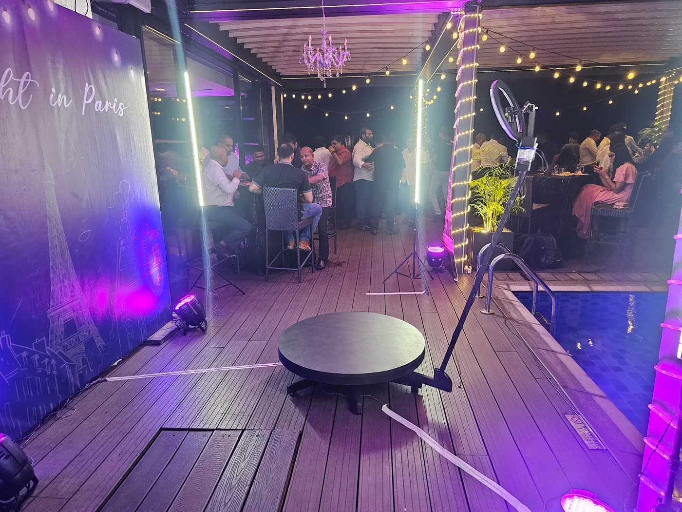 360 Video Booth Spinner 90cm Rental — actual unit photo 02
