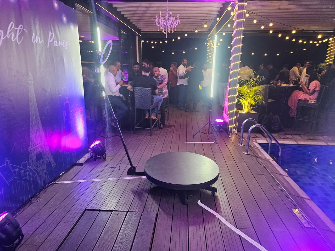 360 Video Booth Spinner 90cm Rental — actual unit photo 03
