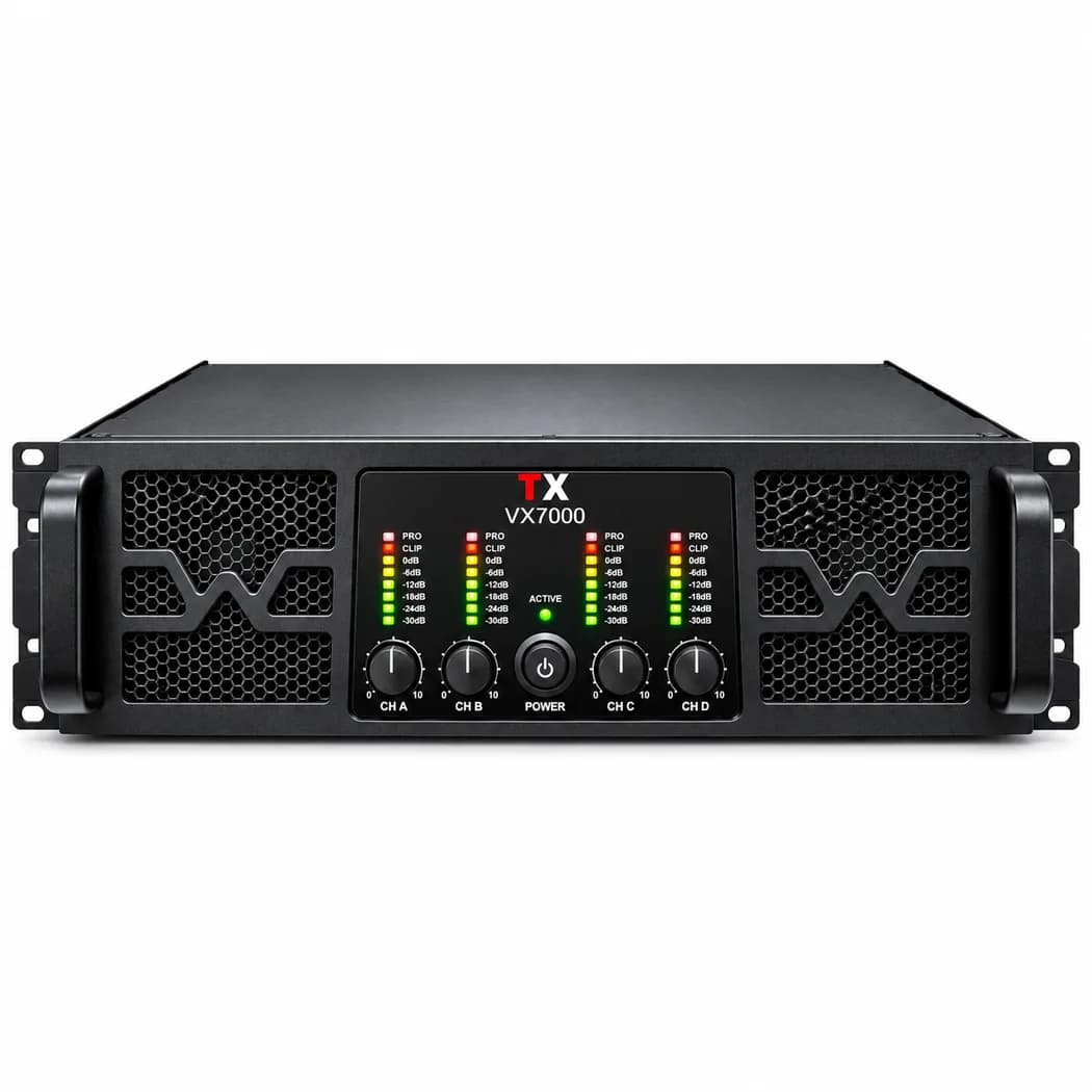 TX VX 7000 4 Channels Amplifier for rent in Colombo — Rentitem.lk
