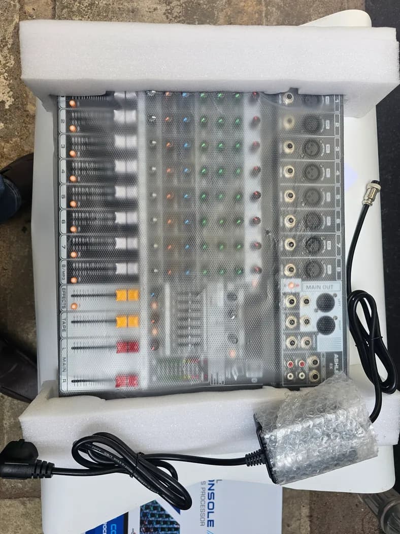 Ashley X8 8-Channel Audio Mixer, Colombo — actual unit photo 01