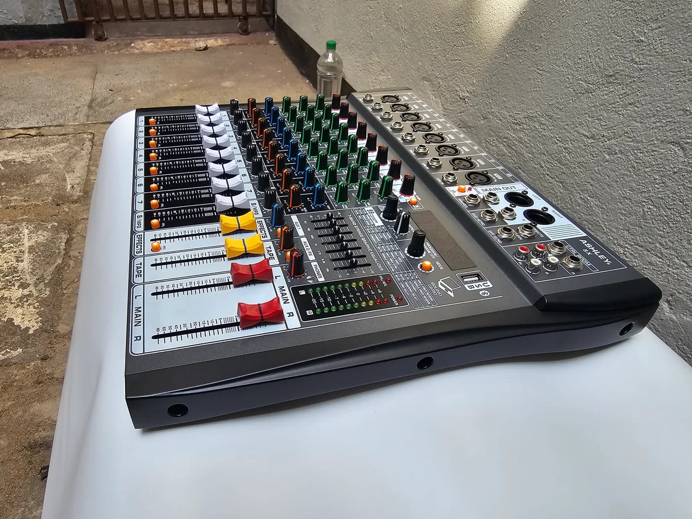 Ashley X8 8-Channel Audio Mixer, Colombo — actual unit photo 04