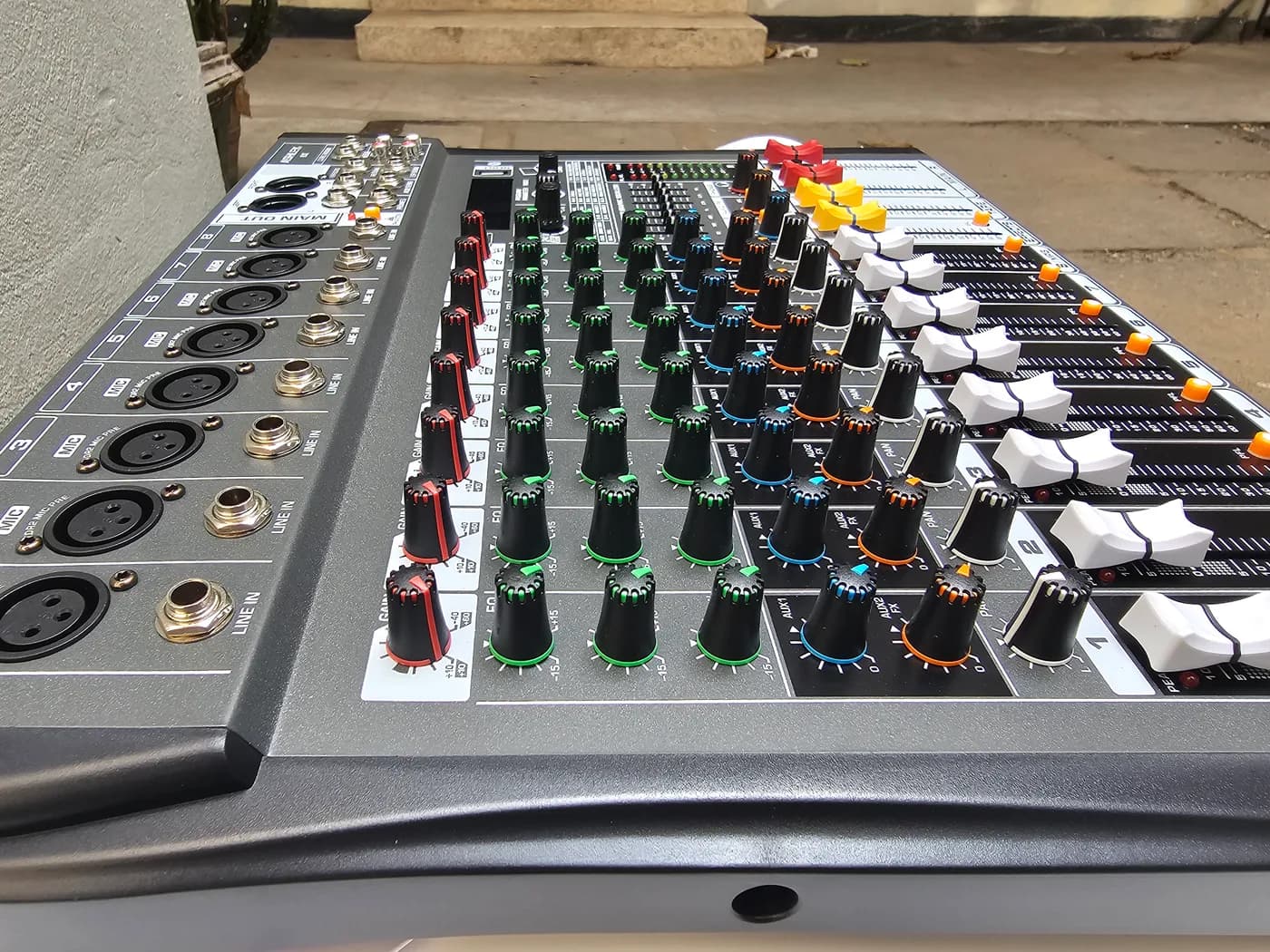 Ashley X8 8-Channel Audio Mixer, Colombo — actual unit photo 06