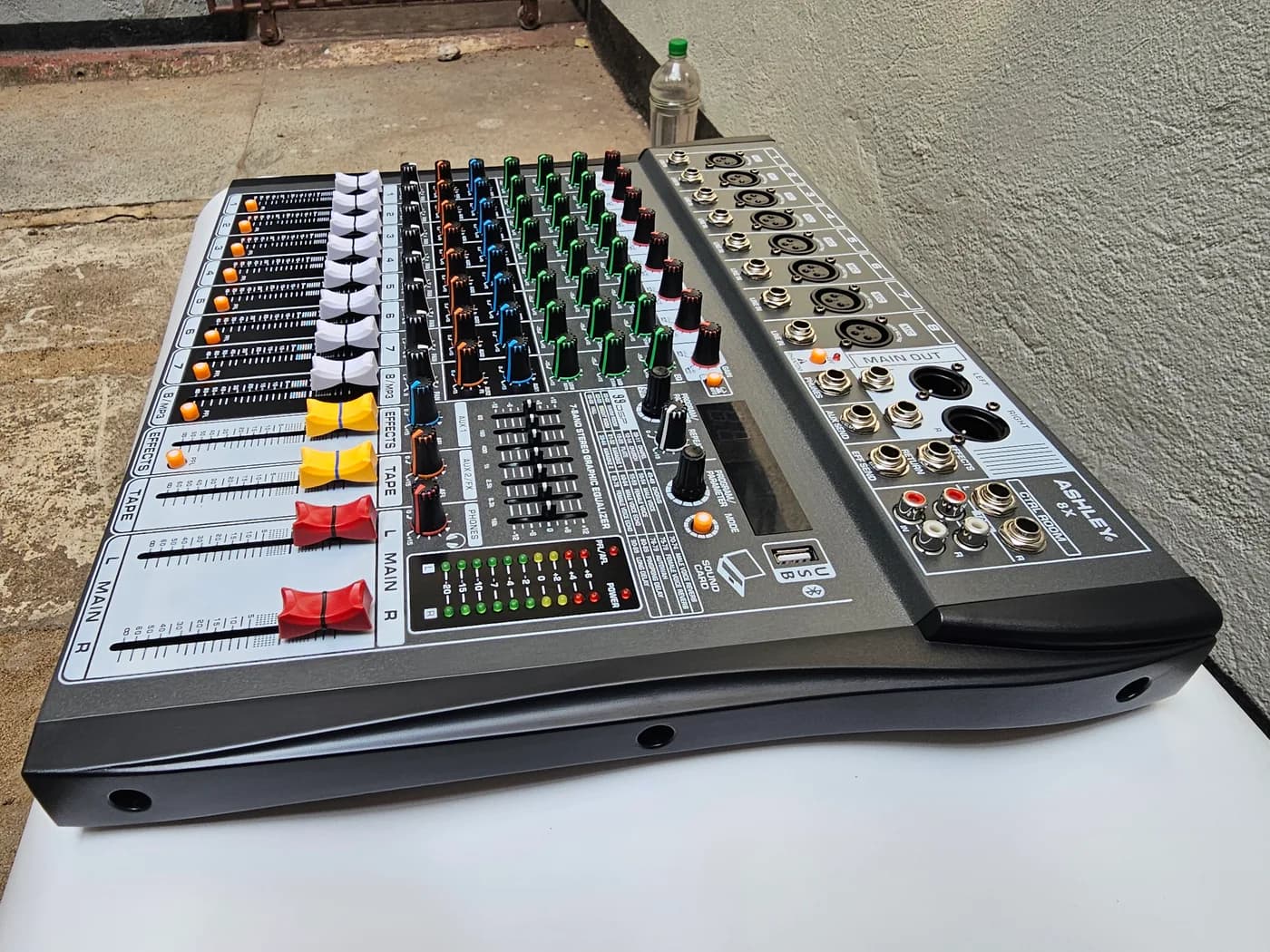 Ashley X8 8-Channel Audio Mixer, Colombo — actual unit photo 07