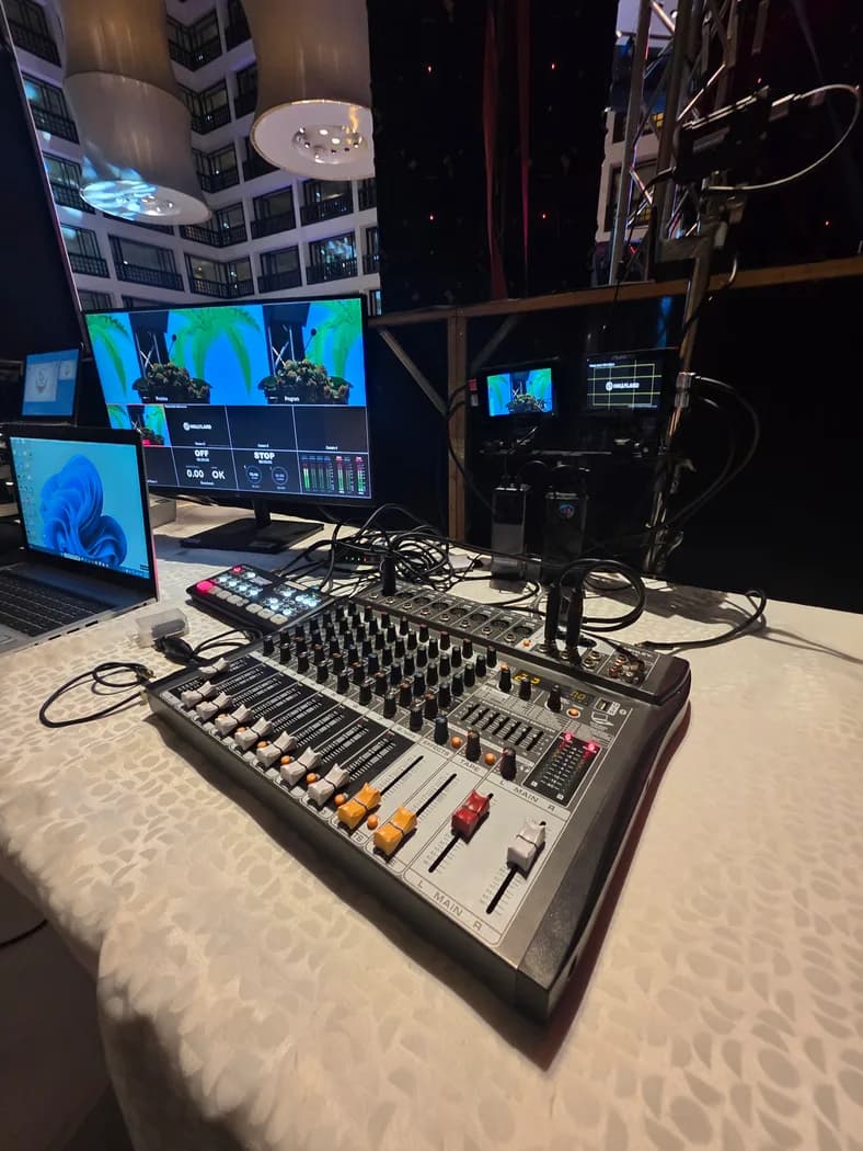 Ashley X8 8-Channel Audio Mixer, Colombo — actual unit photo 10