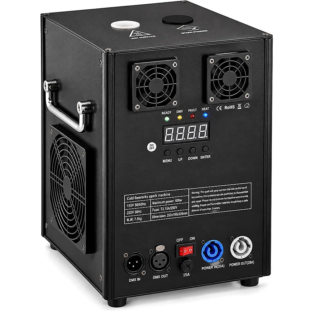 TX Cold Spark Machine 600W Light — view 2