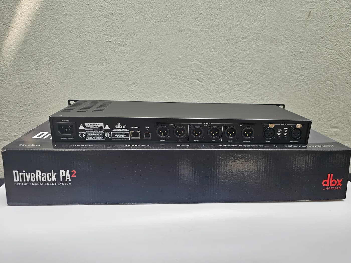 dbx DriveRack PA2 — actual unit photo 05