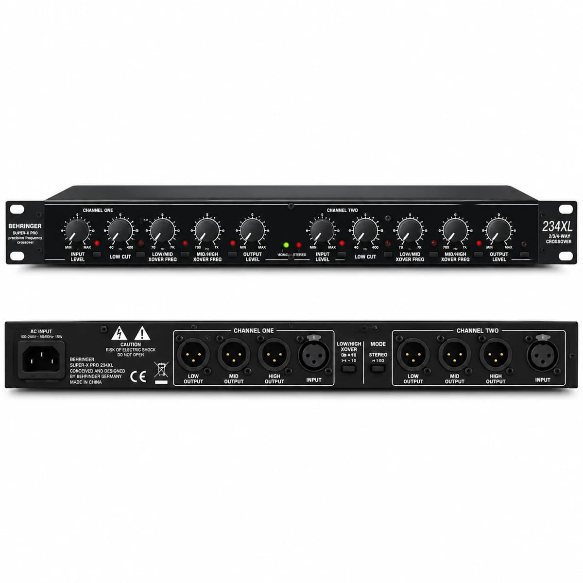 Rent the dbx 234XL stereo/mono audio crossover for PA and DJ systems in Colombo from Rentitem.lk