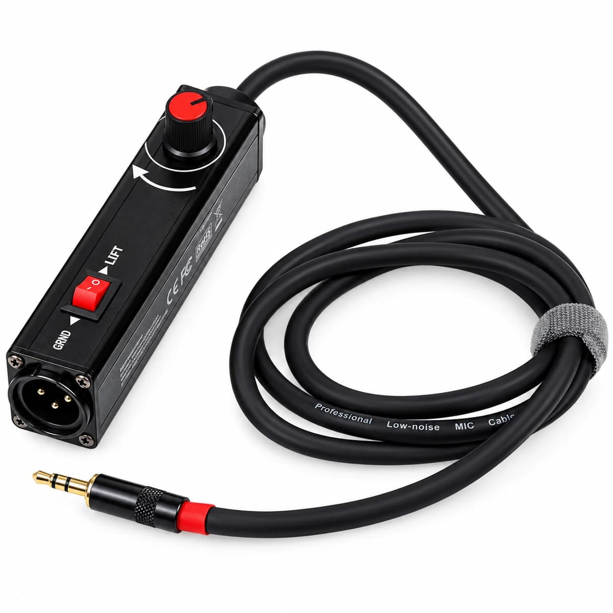 Professional 3.5mm to XLR Audio Isolator (Noise Eliminator) — view 3