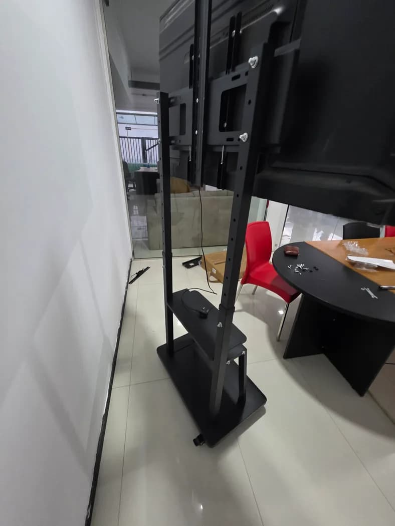 TV Heavy Duty Stand for Rentals — actual unit photo 03
