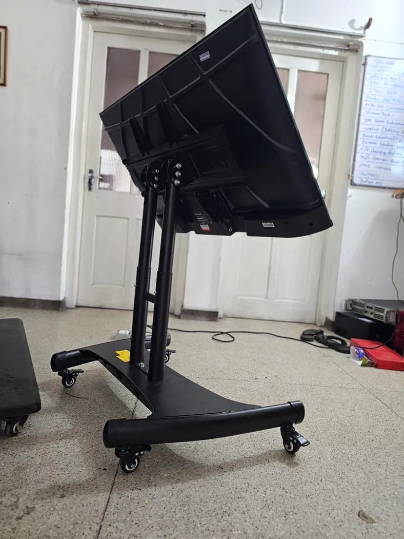 TV Heavy Duty Stand for Rentals — actual unit photo 07