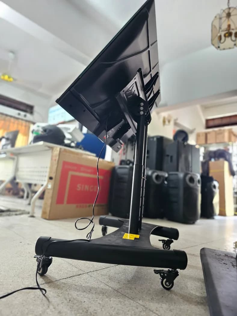 TV Heavy Duty Stand for Rentals — actual unit photo 08