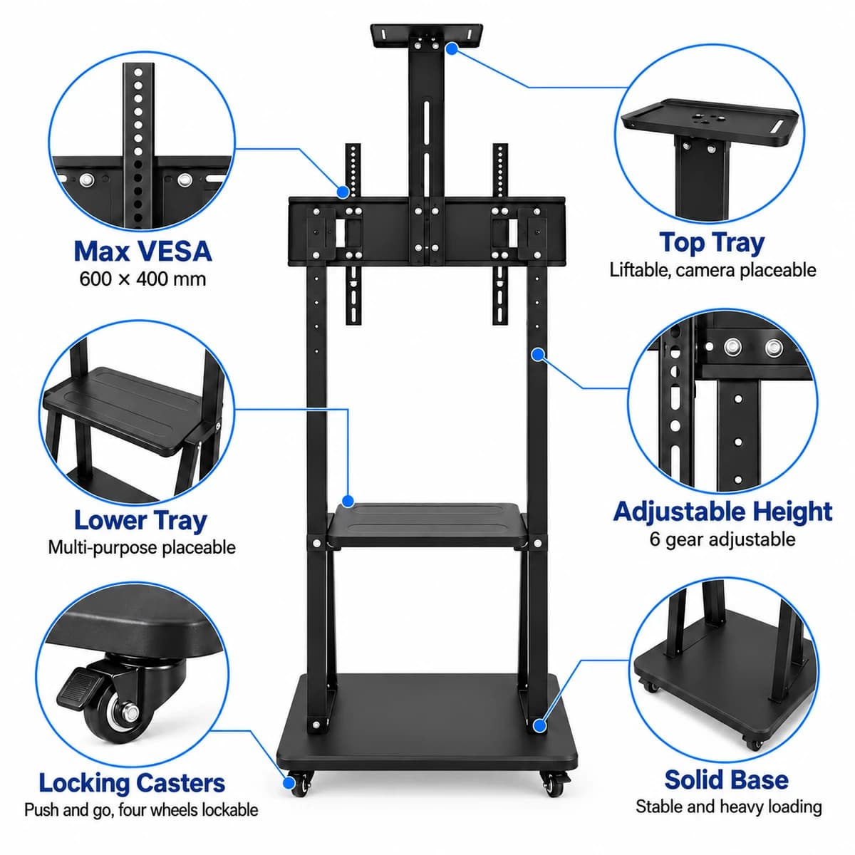 TV Heavy Duty Stand for Rentals in Sri Lanka — view 3