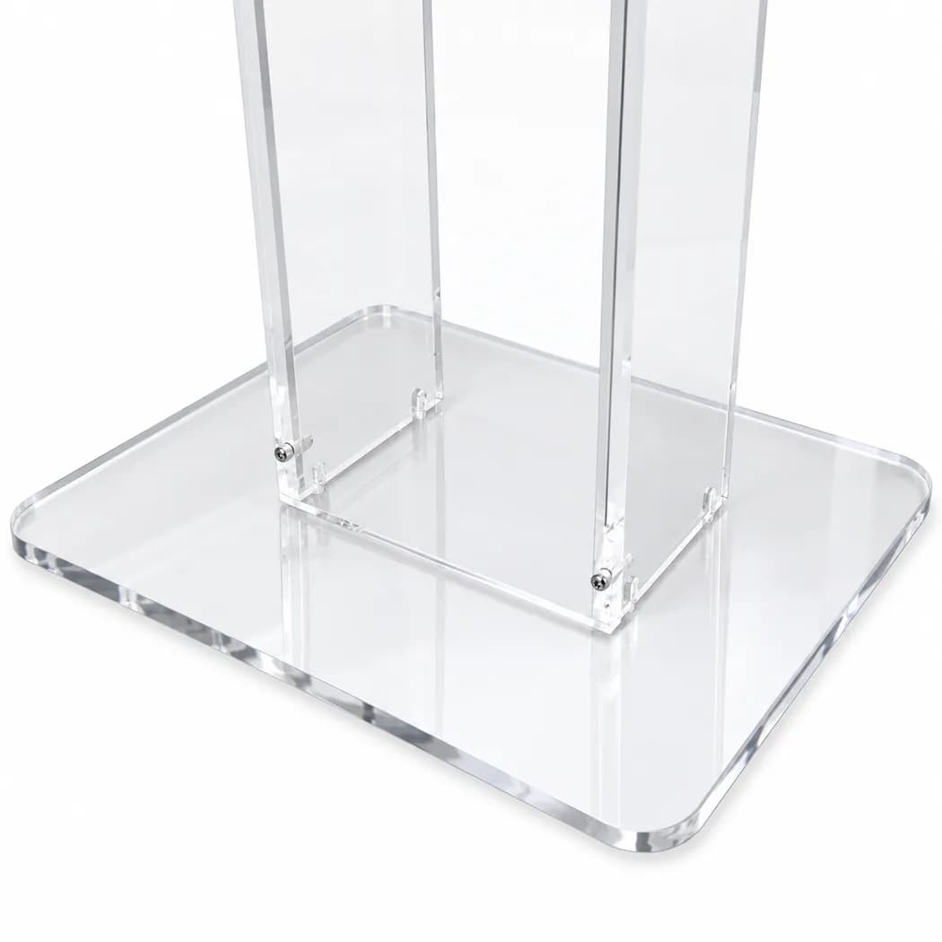 Acrylic Metal Transparent Type Podium in Colombo — view 4