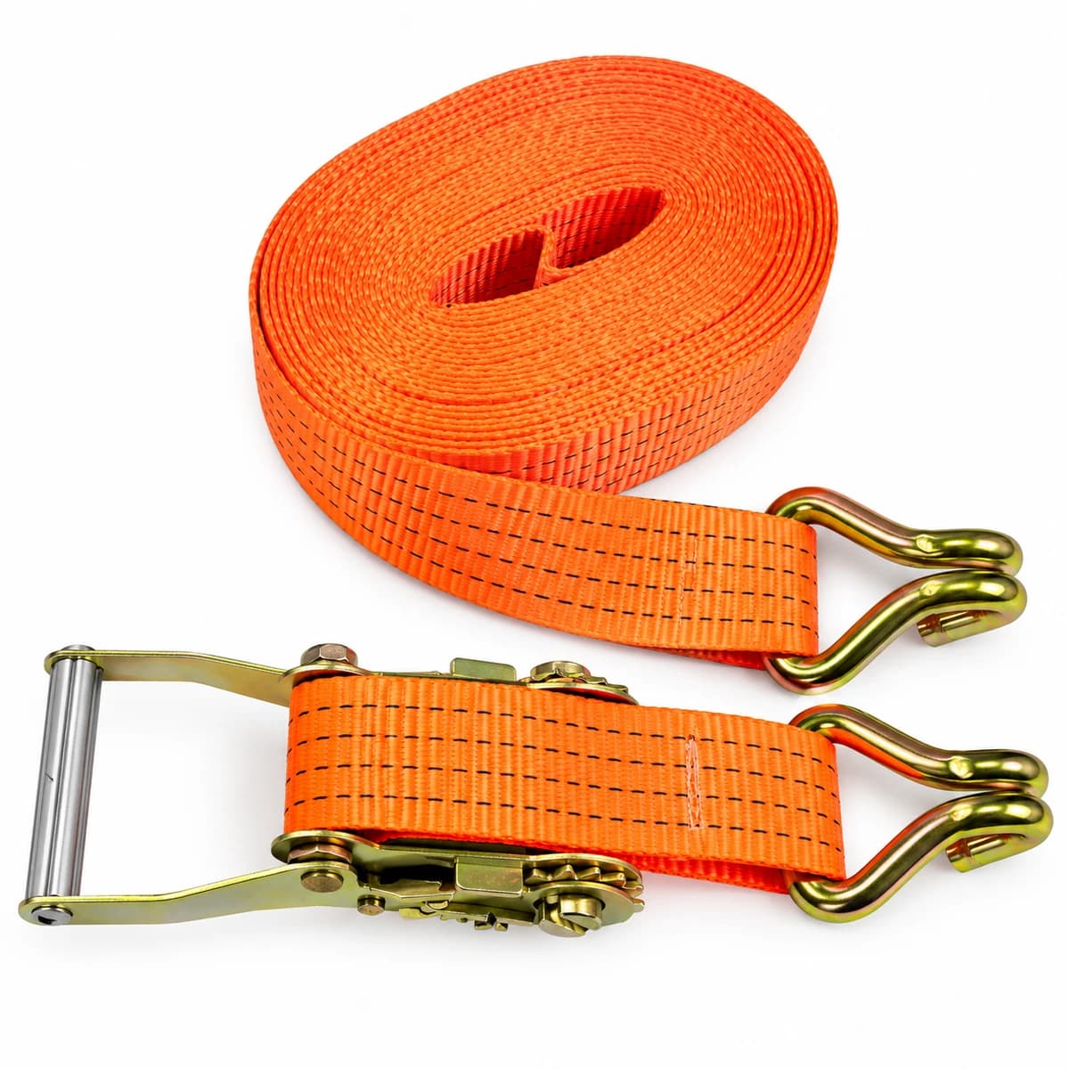 Heavy-Duty Metal-Buckle Tie-Down Cargo Straps — view 2
