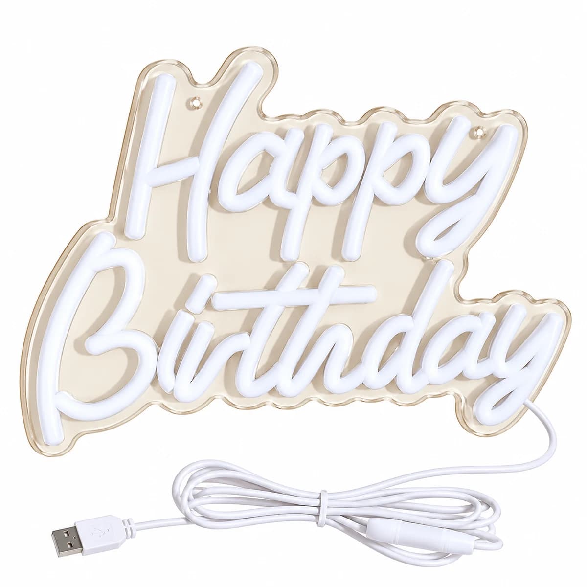 Happy Birthday Neon Sign Light — view 1