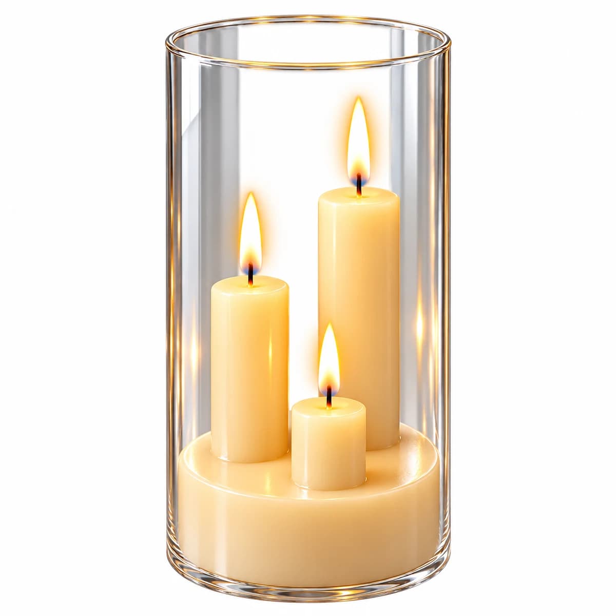 3-in-1 Flameless LED Taper Candle — view 1
