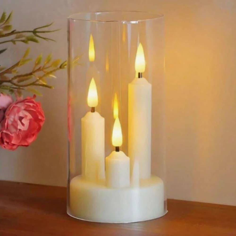 3-in-1 Flameless LED Taper Candle — view 2