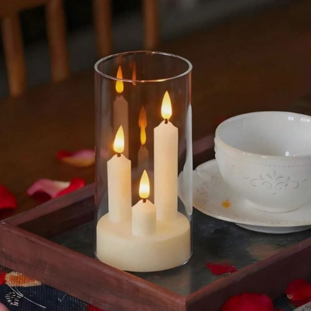 3-in-1 Flameless LED Taper Candle — view 3