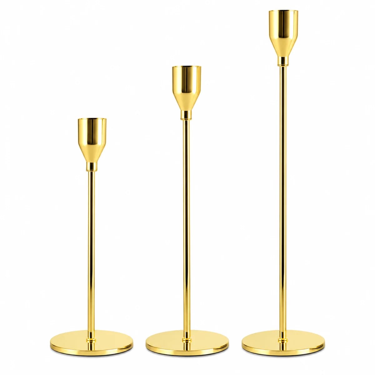 Candle Holders Set Metal — view 1