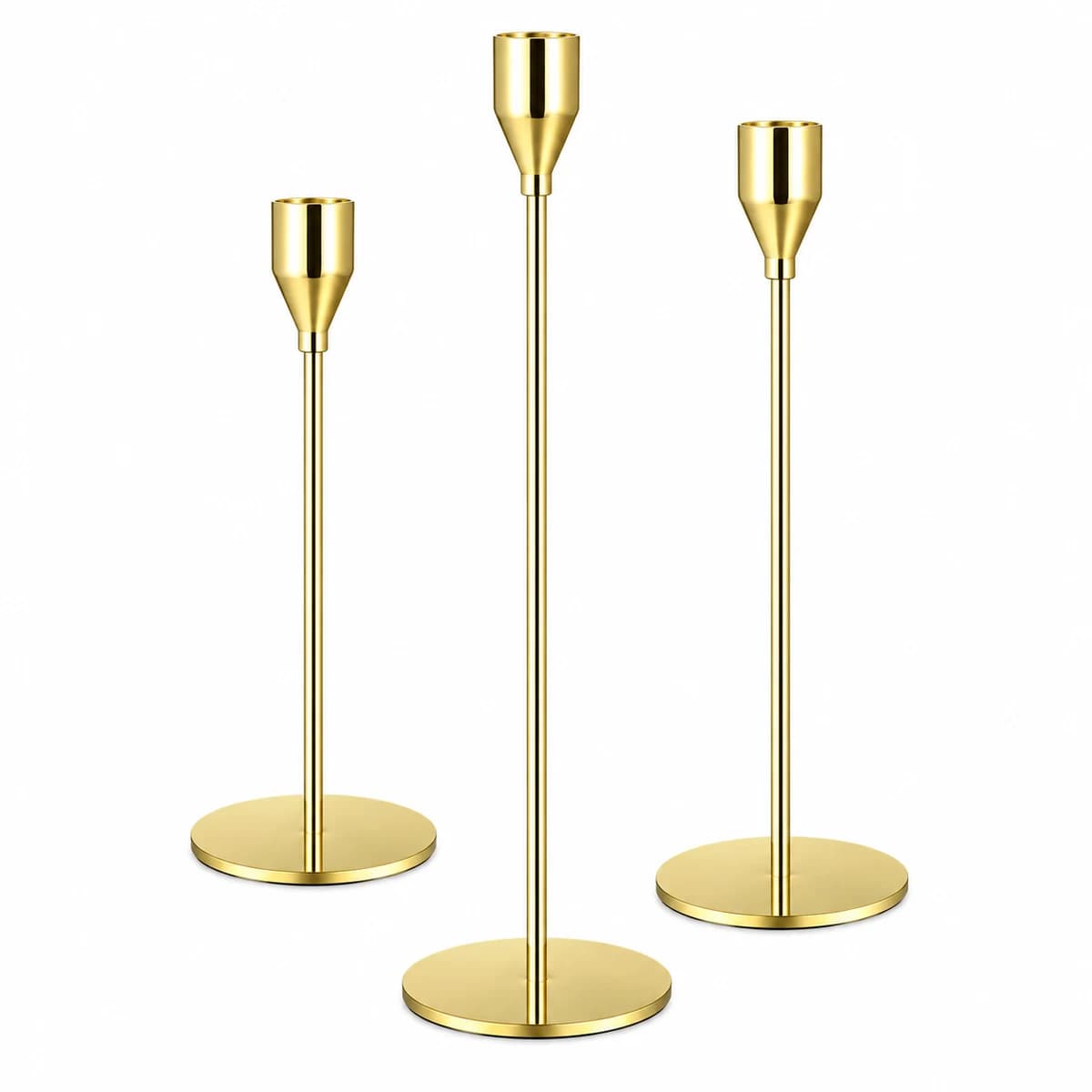 Candle Holders Set Metal