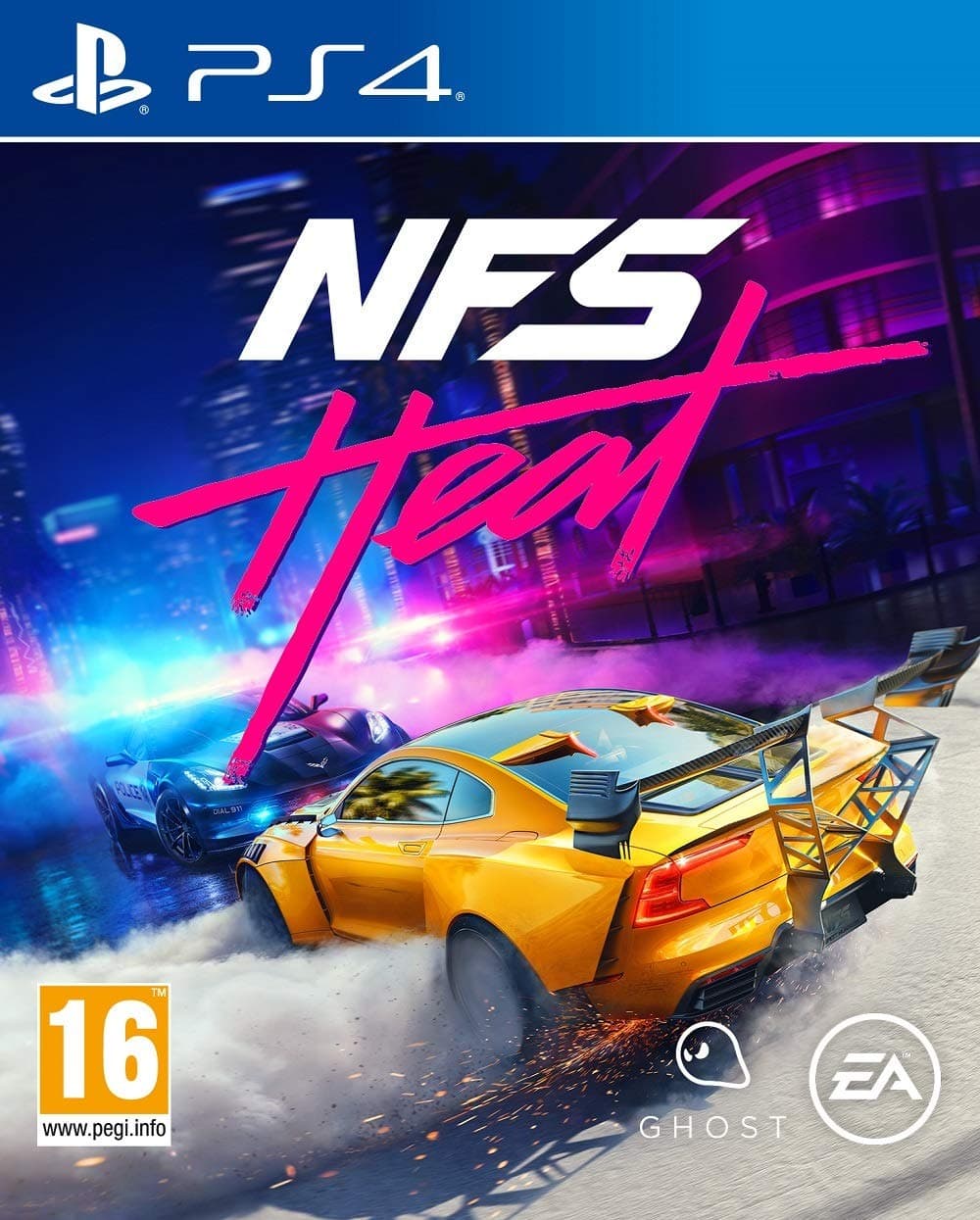 Rent Need for Speed Heat PS4 game disc in Colombo from Rentitem.lk - thumbnail 1