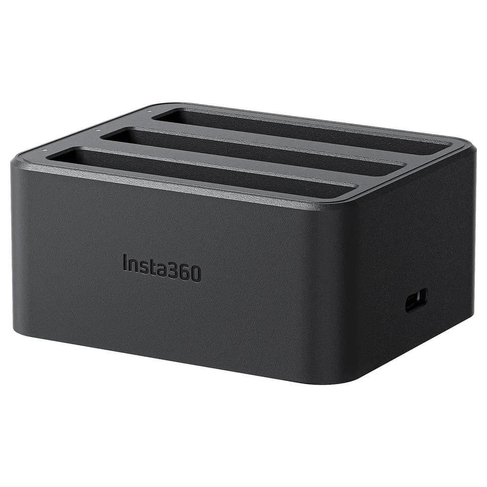 Rent the Insta360 X4 Fast Charge 3-Bay Battery Hub in Colombo from Rentitem.lk