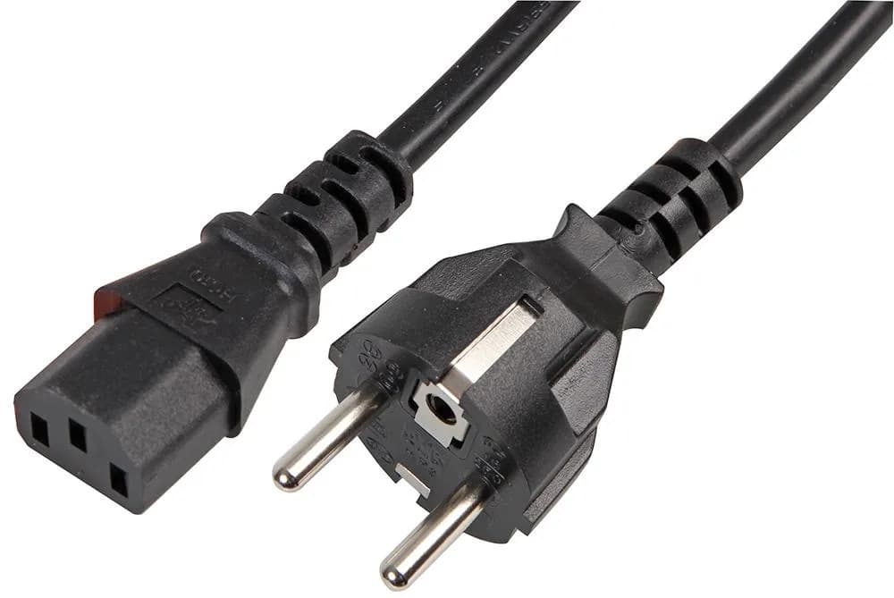 Rent a 5m Schuko CEE 7/7 to IEC C13 mains power cable in Colombo from Rentitem.lk