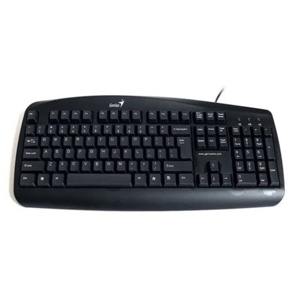 Rent a Genius full-size wired USB office keyboard in Colombo from Rentitem.lk