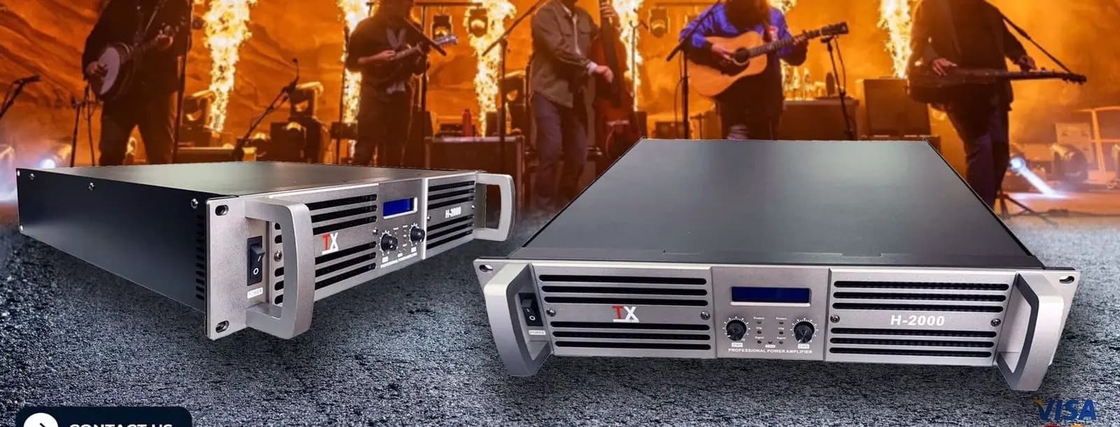 Rent a TX 2000W professional power amplifier in Colombo, Sri Lanka from Rentitem.lk