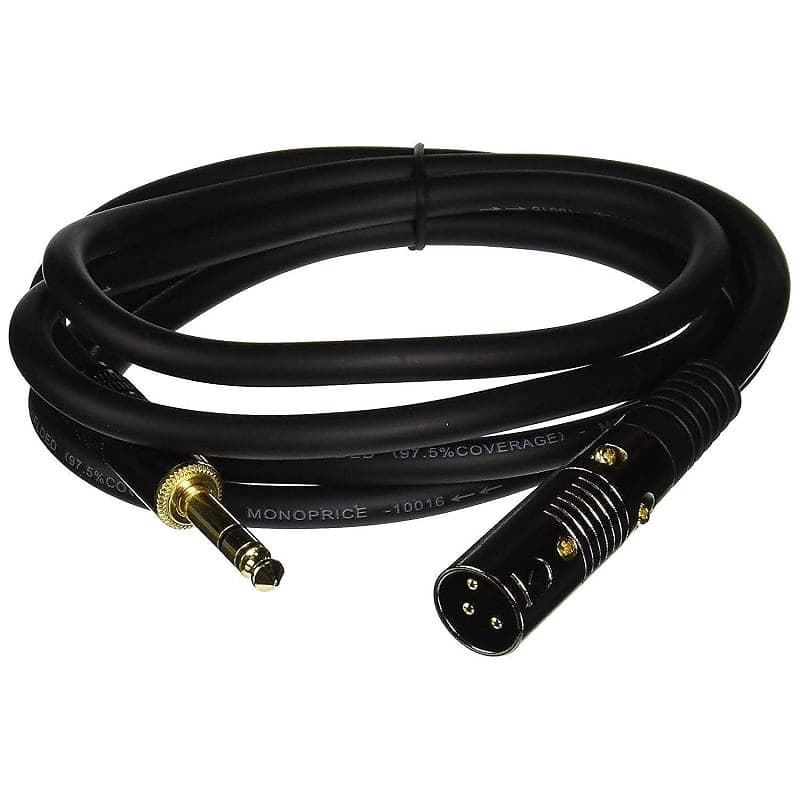 Rent a 6.3mm (1/4 inch) mono to XLR male converter in Colombo from Rentitem.lk