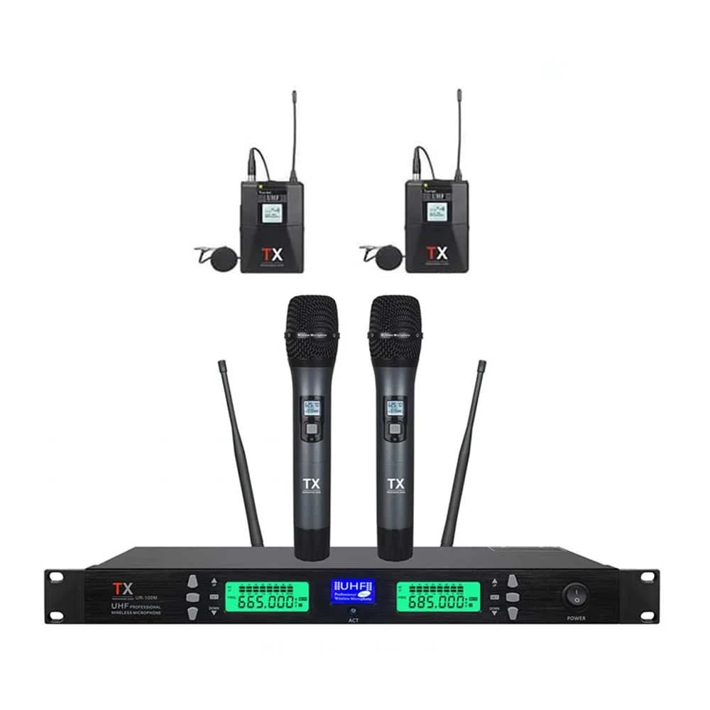 Rent TX TF-M150 Wireless Microphone Dual Channel Receiver System in Sri Lanka - Sounds from Rentitem.lk