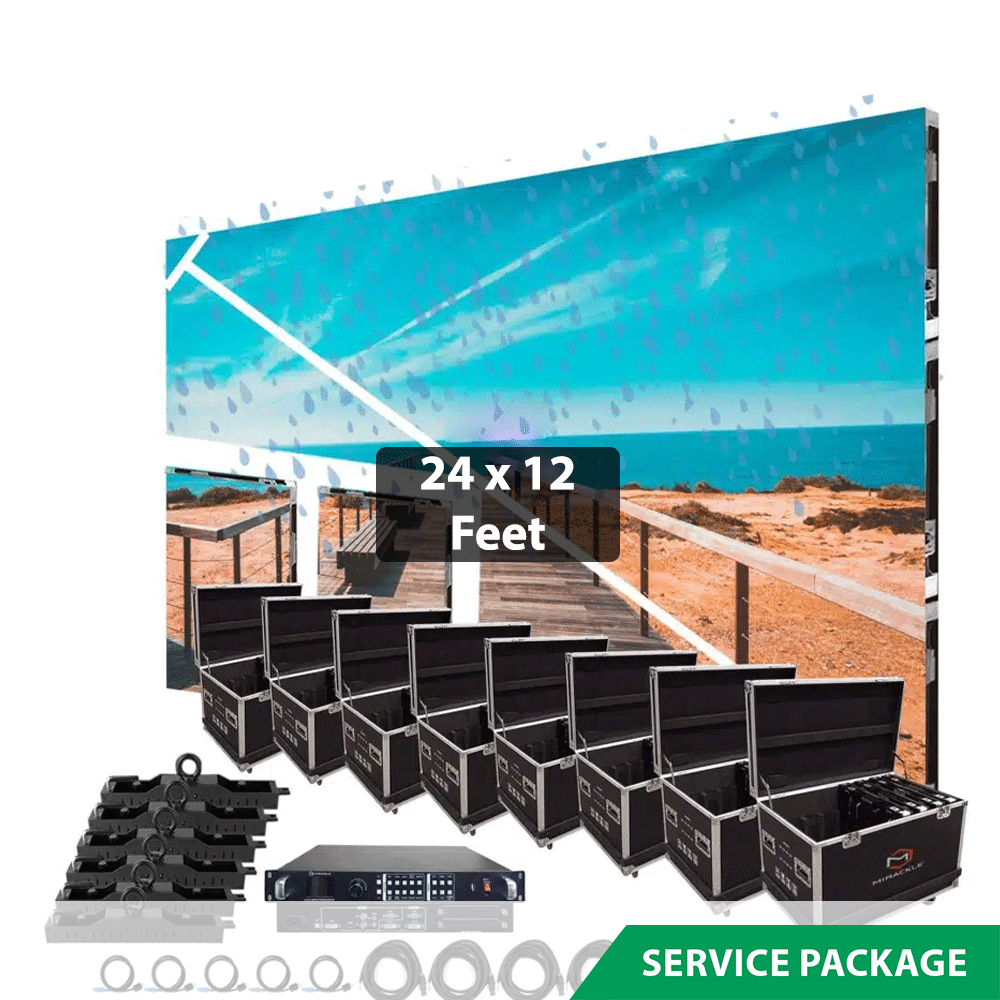 Rent LED Video Wall 24x12 Feet (P2.8MM) rental package in Sri Lanka - LED Video Walls from Rentitem.lk