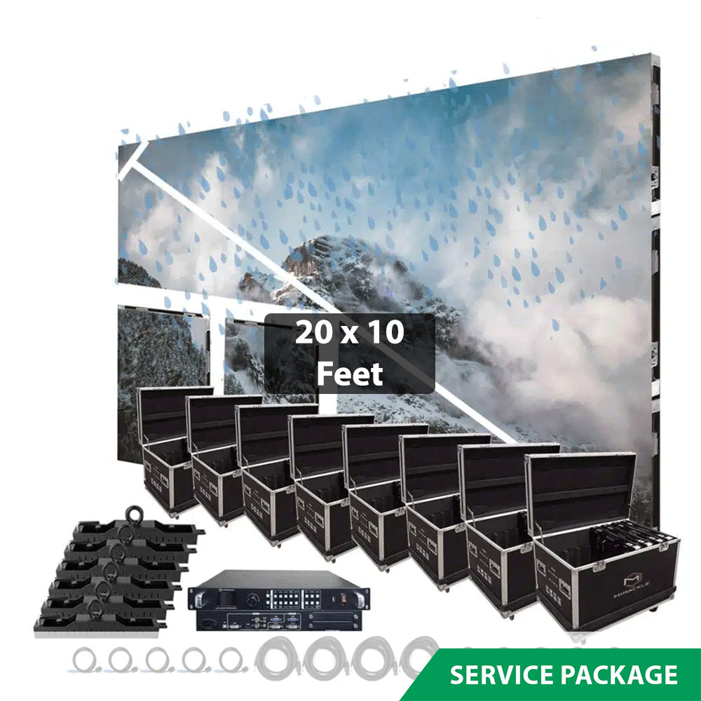 Rent LED Video Wall 20x10 Feet (P2.8MM) rental package in Sri Lanka - LED Video Walls from Rentitem.lk