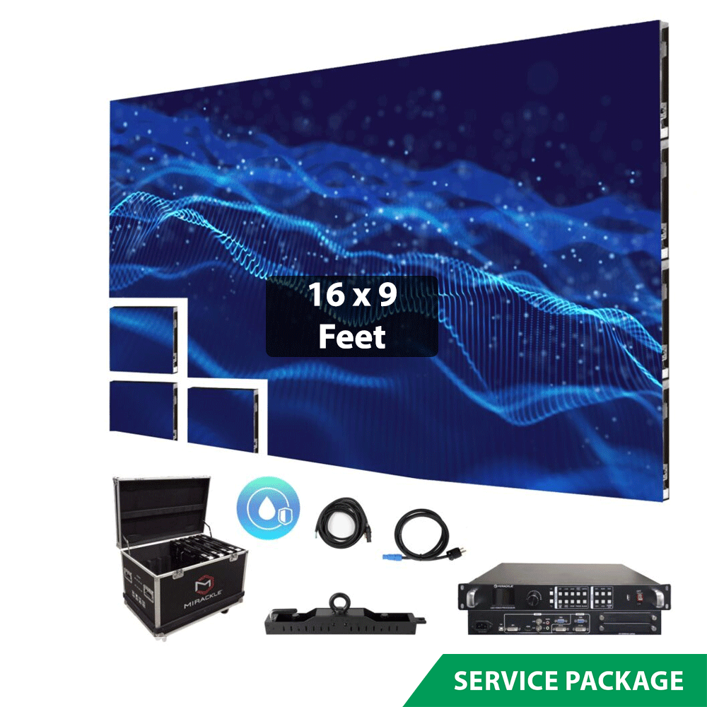 Rent a 16x9 foot P2.8 LED video wall in Sri Lanka, delivered and installed by Rentitem.lk