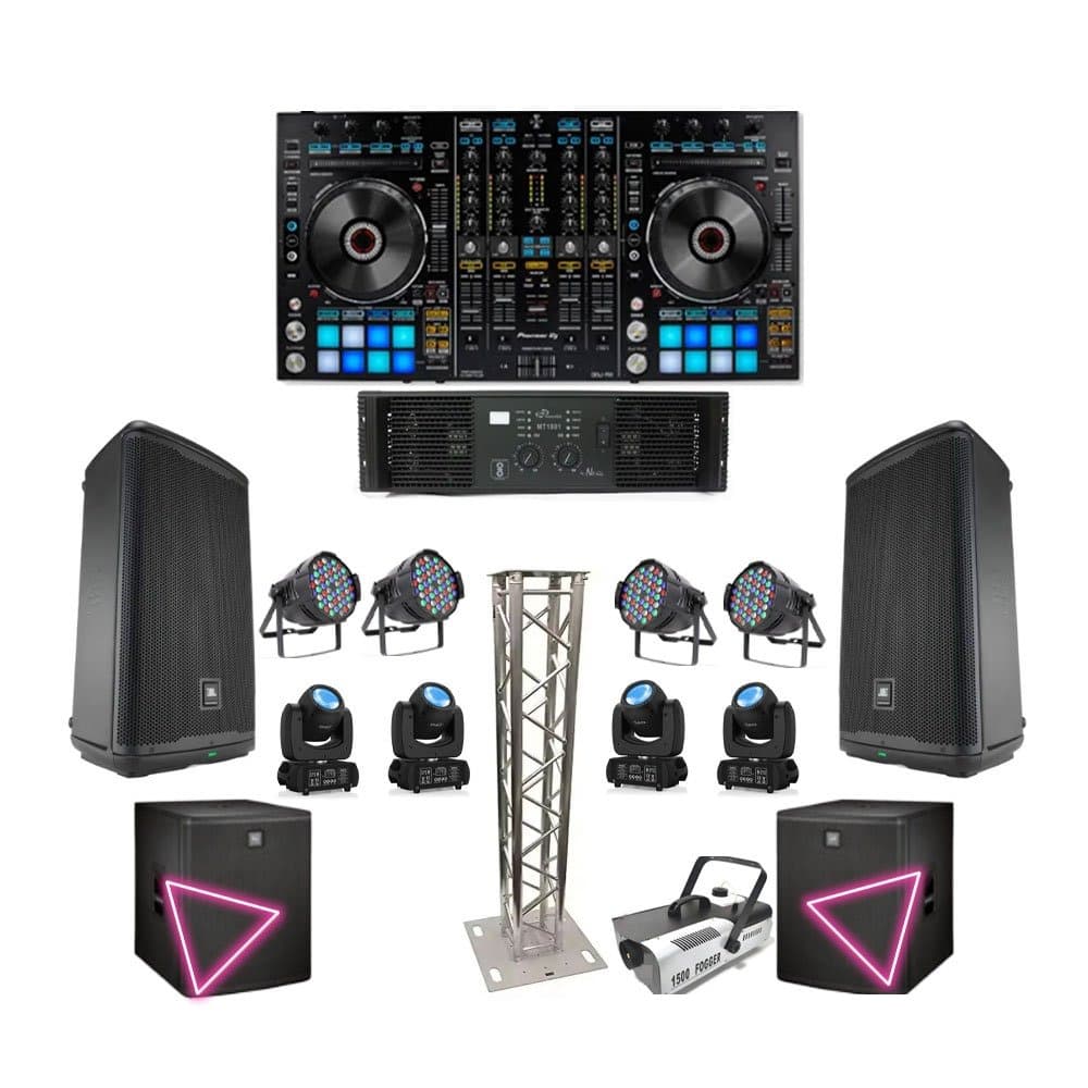 Rent the Silver Sound DJ Package sound and lighting kit in Sri Lanka from Rentitem.lk