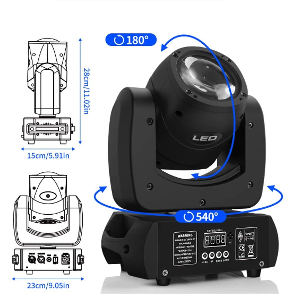 Rent 100W Moving Head light in Sri Lanka - Pro Lighting from Rentitem.lk - thumbnail 3