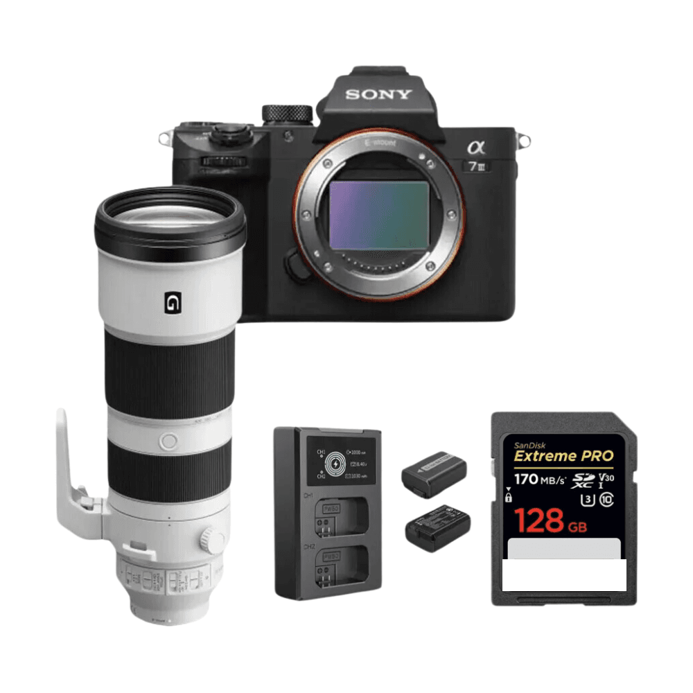Rent Sony A7iii Camera with 200-600mm f/5.6-6.3 Lens rental package in Sri Lanka - Photography Packages from Rentitem.lk