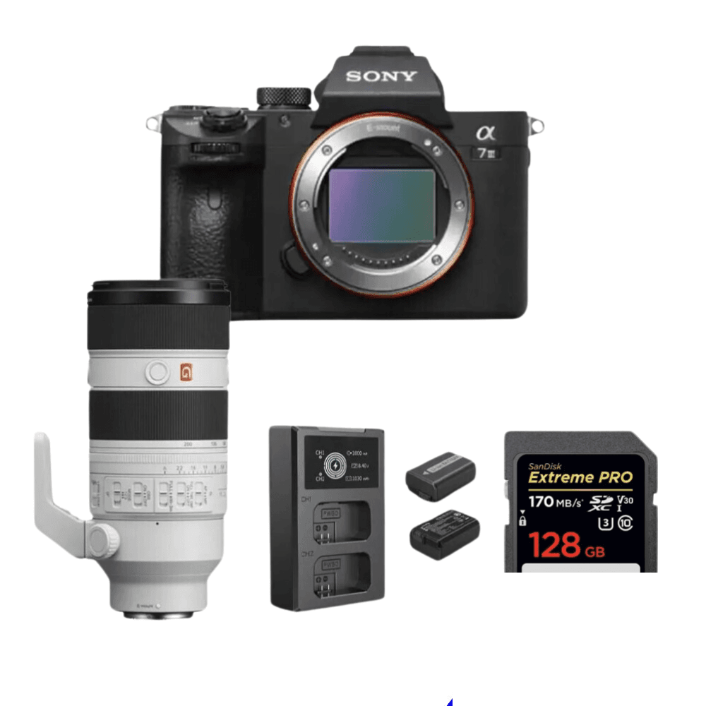 Rent Sony A7iii Camera with 70-200mm f/2.8 Lens rental package in Sri Lanka - Photography Packages from Rentitem.lk