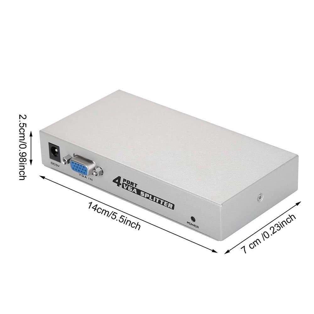 Rent a powered 4-port VGA splitter (1 in, 4 out) in Colombo from Rentitem.lk - thumbnail 2