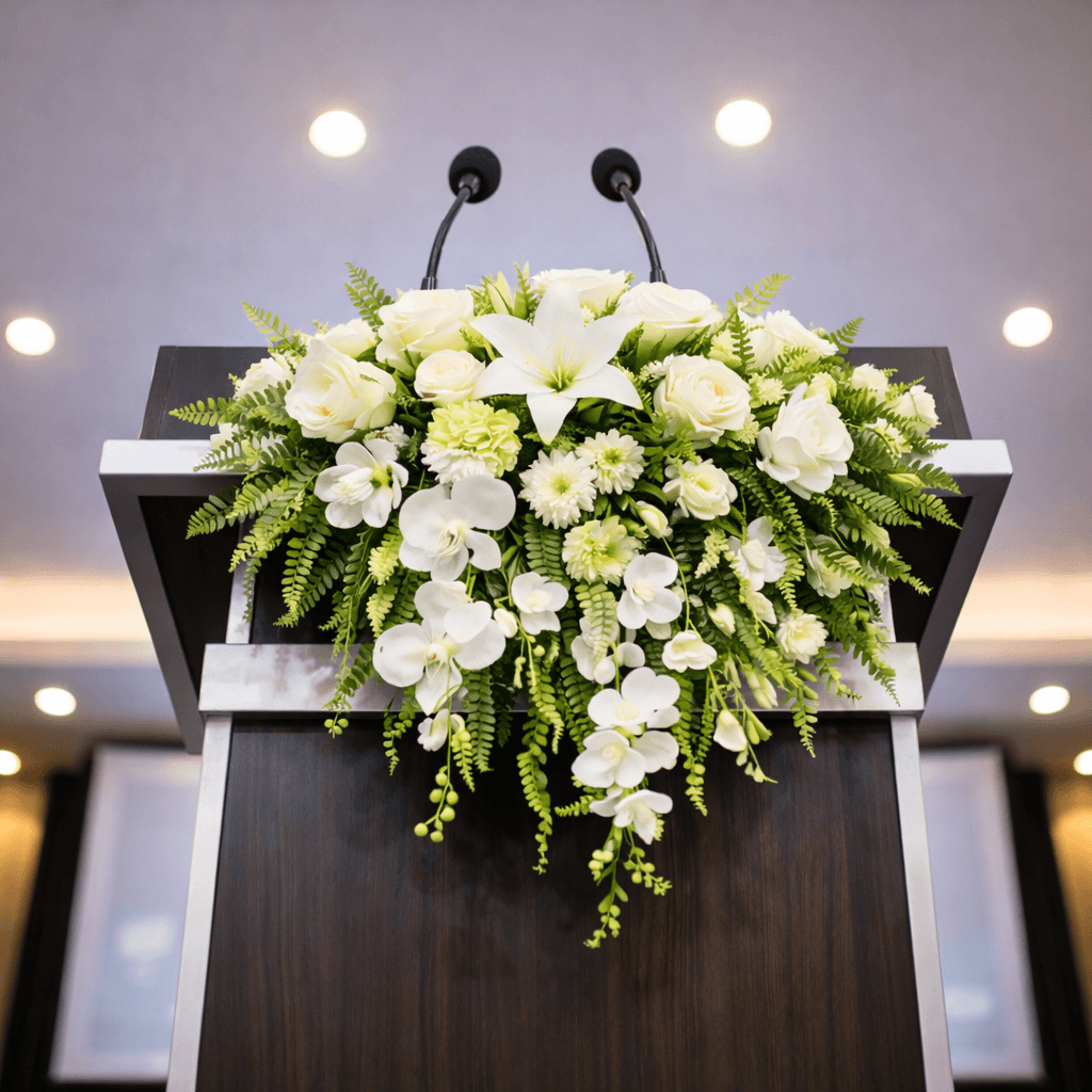 Podium Flower Decoration event decoration in Sri Lanka - Rentitem.lk - thumbnail 5