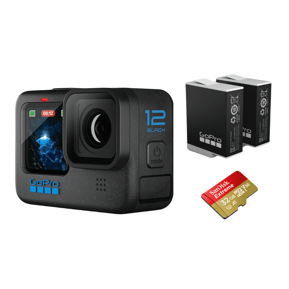 Rent GoPro Hero 12 Setup rental package in Sri Lanka - Action Camera Package from Rentitem.lk