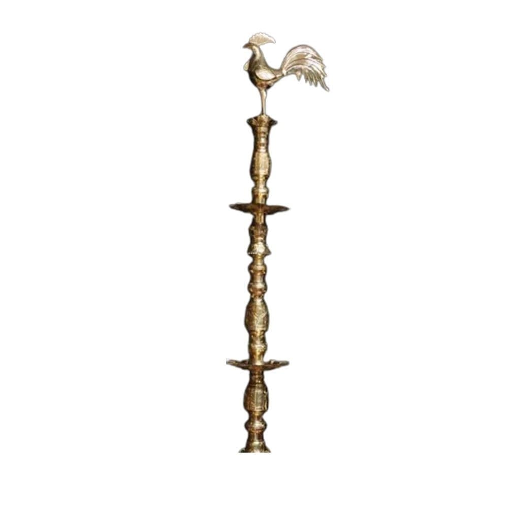 Rent Ceremonial Brass Oil Lamp Warm Flame (open wick) Light in Sri Lanka - Party & Event from Rentitem.lk