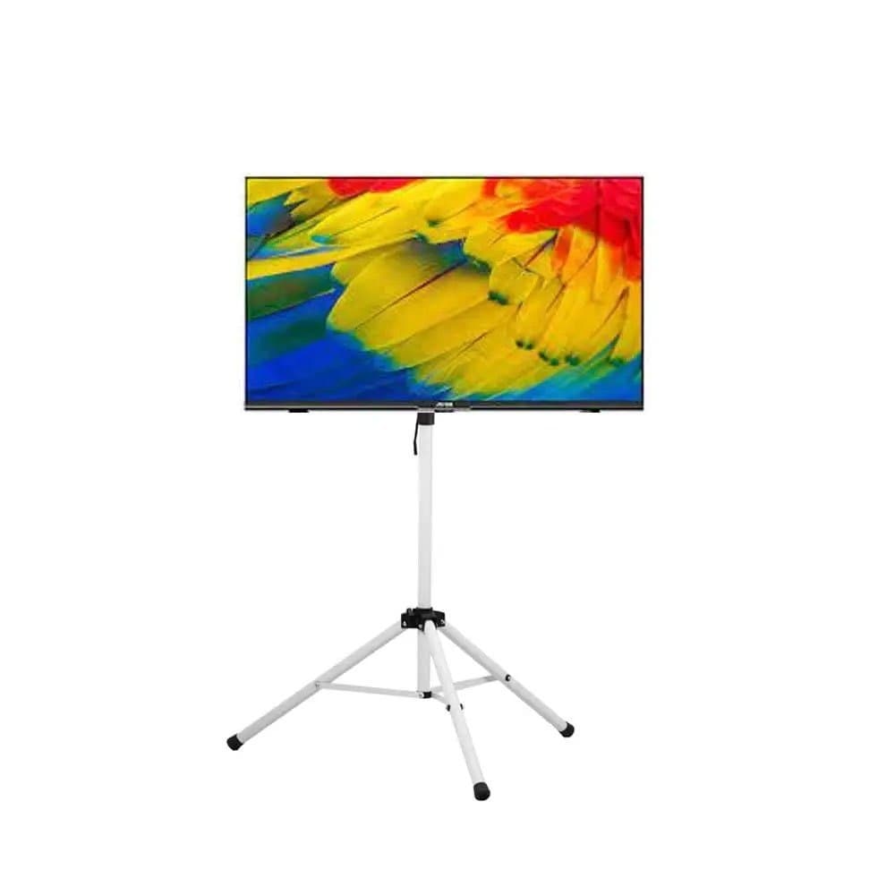Rent 40 Inch FHD Android Smart TV Screen Setup in Sri Lanka from Rentitem.lk, with tripod stand and cabling