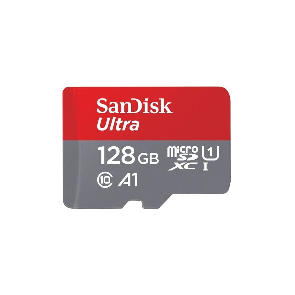 Rent a 128GB microSDXC UHS-I memory card with SD adapter in Colombo from Rentitem.lk