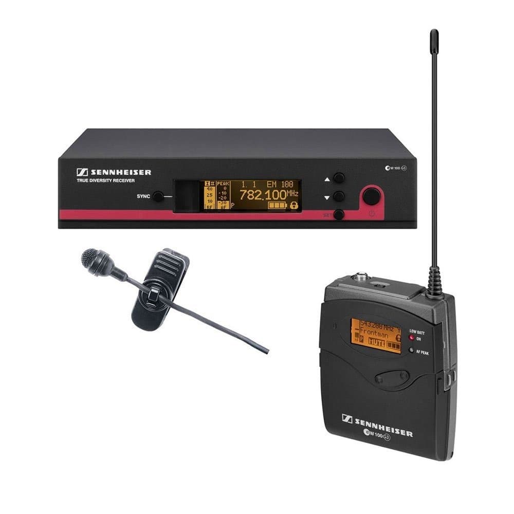 Rent Sennheiser EW100 G3 Wireless Clip-on Microphone Setup rental package in Sri Lanka - Sounds from Rentitem.lk