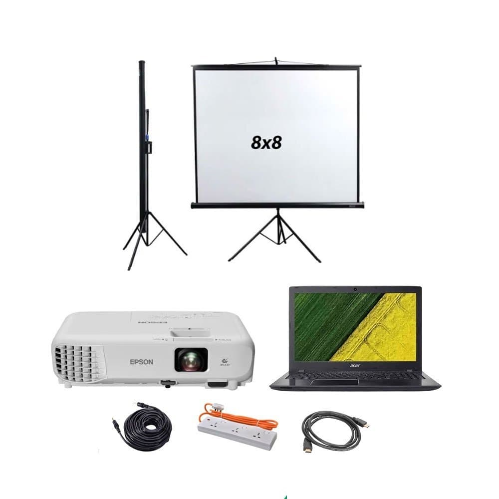 Rent the Grand Celebration Wedding Projector Package in Colombo from Rentitem.lk - projector, screen, laptop and operator for weddings