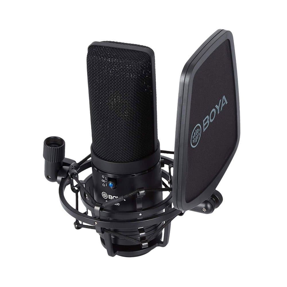 Rent the BOYA BY-M1000 XLR studio condenser microphone in Colombo, Sri Lanka from Rentitem.lk