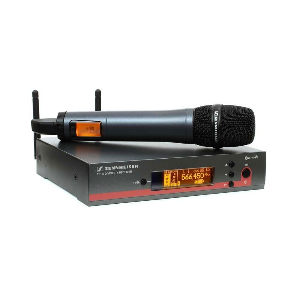 Rent Sennheiser EW100 G3 Wireless Handheald Microphone Setup rental package in Sri Lanka - Sounds from Rentitem.lk